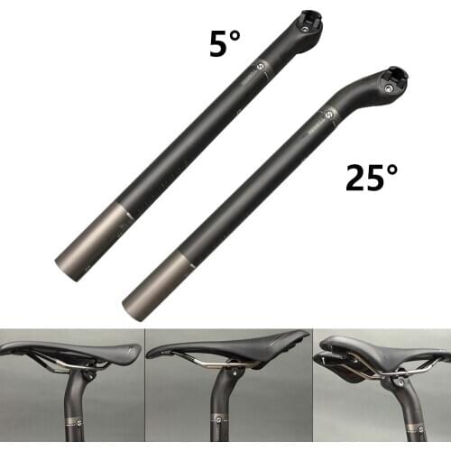 New Toseek Seatpost Ud Matte Carbon Fiber Mountain Road Bike Seatpost Bicycle Seat Post 31.6 27.2 30.8mm 400mm Offset:5mm/25mm