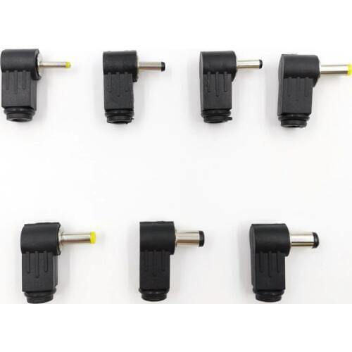 Wire bonding DC power Male Plug Bus Connector 2.5*0.7/3.5*1.1/3.5*1.35/4.0*1.7/4.8*1.7/5.5*2.1/5.5*2.5 Right Angle L TYPE Jack