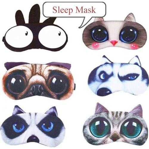 Anime Sleeping Eye Mask Cute Kids Sleep Mask Cartoon Eye Cover Eye Blindfolds Travel Eye Band Shade Rest Eyepatch Eye Care 1pc