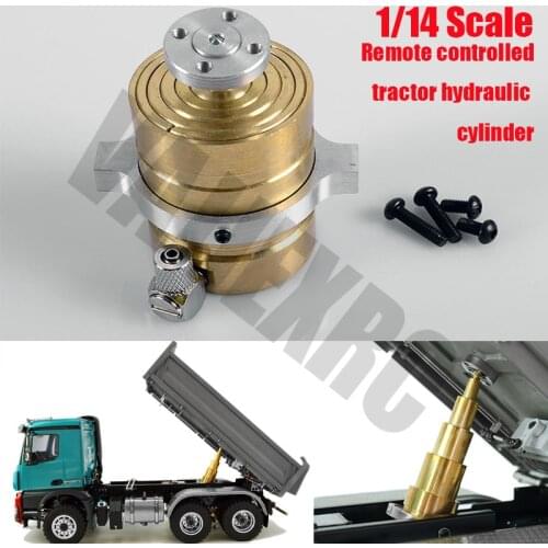 145mm Brass Hydraulic Cylinder for 1/14 Remote Control Truck Trailer TAMIYA 56360 Scania R620 R470 R730
