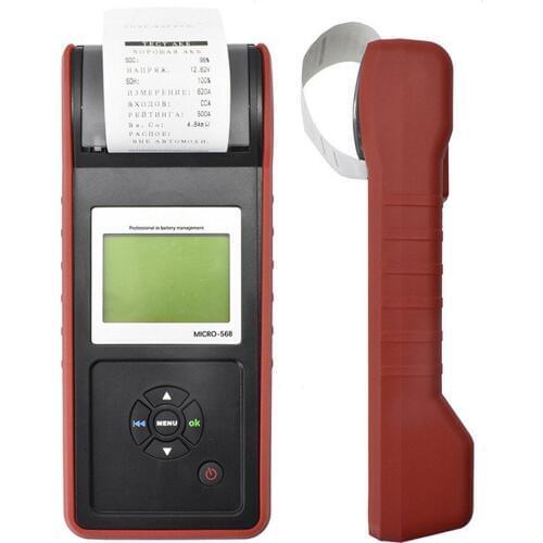 2-30V Lancol MICRO 568 Car Battery Tester with Printer Car Starting Charging System Test Diagnostic Battery CCA