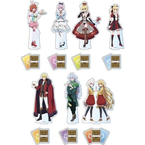 Anime Fate/Grand Carnival Tohsaka Rin EMIYA Acrylic Stand Figure Display Model Plate Desk Decor Cosplay Q Version Xmas Gifts