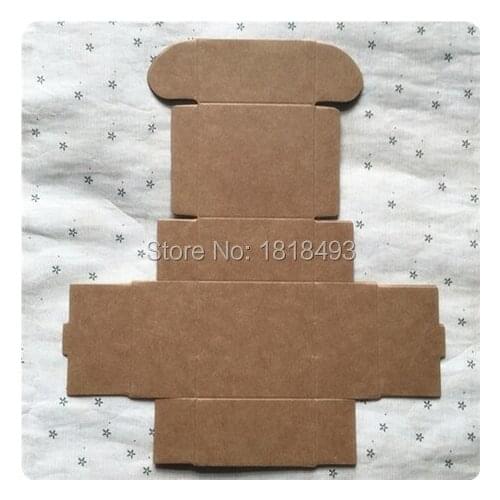Free shipping 30 pcs a lot 7.4x7.2x4cm retro kraft packing box/hard paper cardcase/cute candy box/useful storage box/ gift box