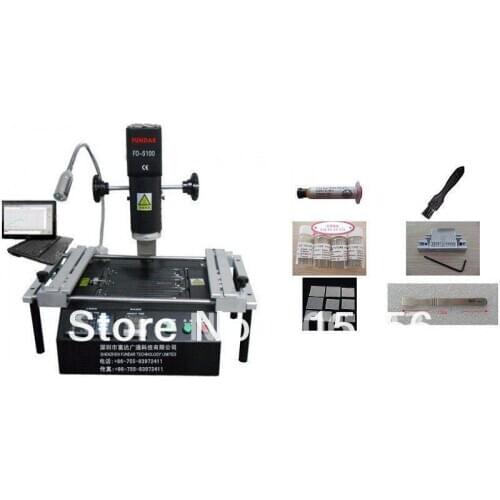 Free shipping FD-5100 BGA rework station + 6 in 1 bga reballing kit