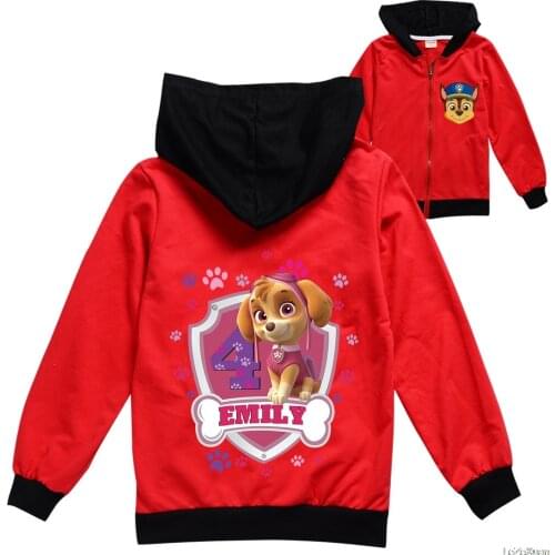 PAW PATROL Boys Jacketsr Teenager Baseball Jacket kids Children Spring Aurumn Girl Clothing girls school party Sports clothes