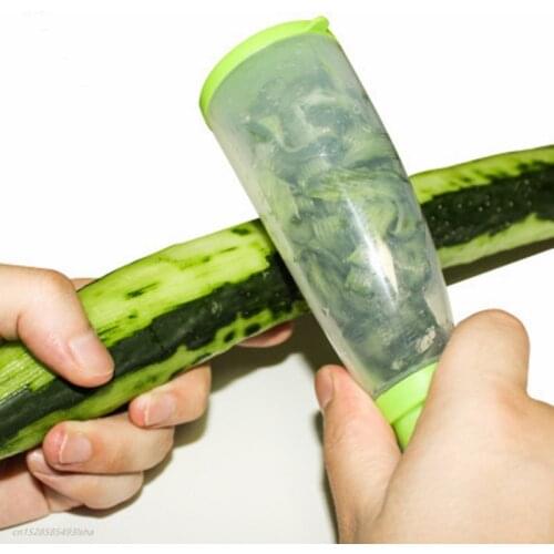 Peeler With Container Stainless Steel Handy Accessories And Gadget Vegetable Peel Holder Box Utensil Gadget Planing Grater Kitch