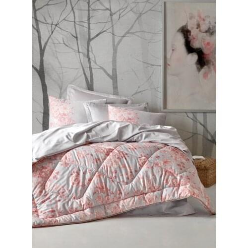 Cotton Box Double Quilt Sets Bedspreads Soft Quality Bedspreads Quilts, Sheets, Pillowcases, Cotton Satin Made in Turkey, Jardin