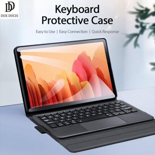 Keyboard Protective Case For Samsung Galaxy Tab A7 2020 Wirless Keyboard Case Quick Response Sturdy Folding Stand DUX DUCIS