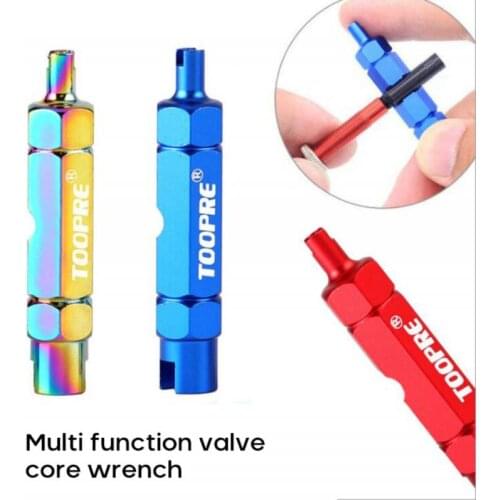 Double-head Bicycle Wrench Valve Core Disassembly Tool Multifunction Valve Core Removal Tool Wrench Disassembly Tubeless Tool FR