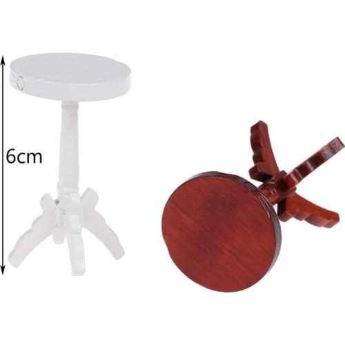 Mini Simulation Sofa Stool Chair Furniture Model Toys for Doll House Decoration 1/12 Dollhouse Miniature Accessories