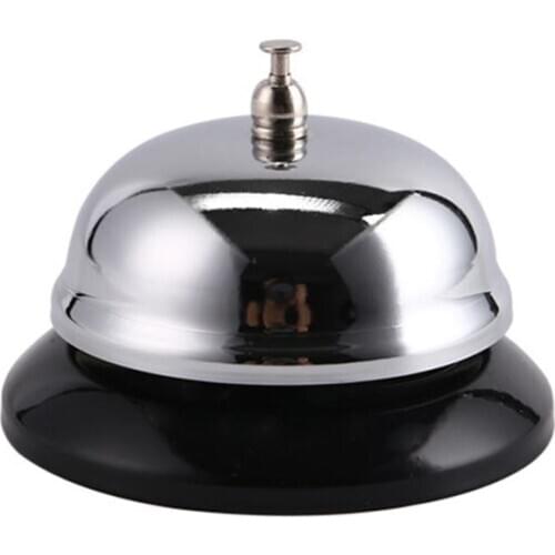 Multifunctional Call Bell Desk Bell Service Bell Office Desk Call Bell Solid SS202 for Restaurant Hotel Kitchen