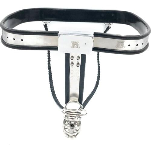 Stainless Steel Male Chastity Belt Cock Cage Underwear BDSM Bondage Metal Chastity Device Penis Lock Erotic Sex Toys For Men