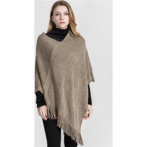 2019 New Design Winter Warm Solid Ponchos And Capes For Women Oversized Shawls Wraps Cashmere Pashmina Female Bufanda