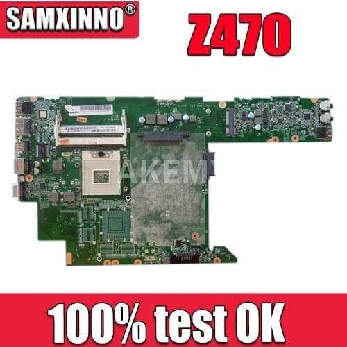 Original for Lenovo Z470 laptop motherboard Z470 DAKL6MB16G0 tested good free shipping