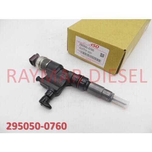Genuine common rail injector 295050-0760 for HINO N04C 23670-E0250, 23670-E0380, 23670-E9260, 23670E9260