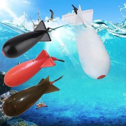 Fishing Spomb Rockets Spod Fishing Tackle Feeders Pellet Rocket Feeder Float Bait Holder Maker Tackle Tool Accessories