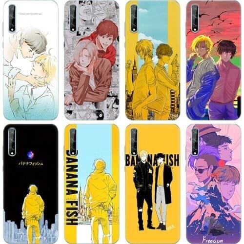 Hot Banana Fish Anime Soft Silicone Phone Case for Huawei Y5 Lite 2018 Y7 Y6 Prime 2018 Y9 2019 Y9S Y5P Y6P Y7P Y8P 2020 Cover