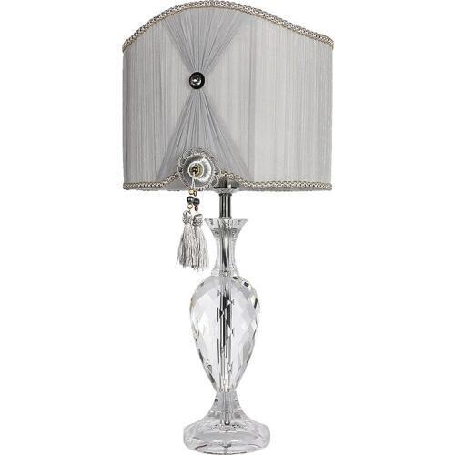 Modern Crystal Bedroom Table Lamp Fabric Lampshade Living Room Decoration Abajur Table lamp For Bedroom Lamparas De Mesa