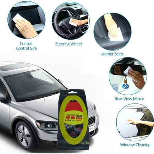 Car Specialized Wet Wipes Tissue Car Dashboard Care Clean Disposable Wet Wipes Towel Interior Cleaning