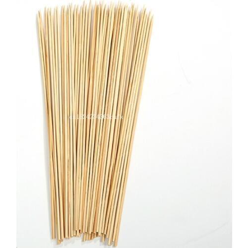 1450pcs Wooden Bamboo Skewer 40cm Bamboo Sticks Bambou Brochette Disposable Grill Party Tornado Potato BBQ Tool Wood Skewers
