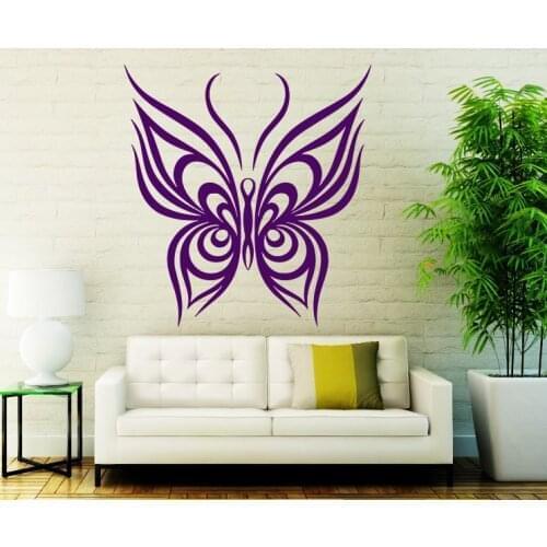 Abstract Butterfly Pattern Wall Decal Vinyl Animal Removable Wall Stickers For Kids Rooms Girls Home Decor Art Mural DecorSYY622
