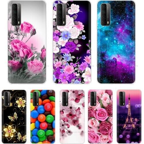 For Huawei Y7A Case Y 7A Case Soft TPU Silicon Phone Case for Huawei P Smart 2021 Shockproof Back Cover Psmart 2021 fundas coque