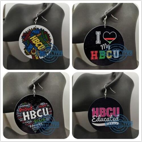 HBCU Wooden Earrings