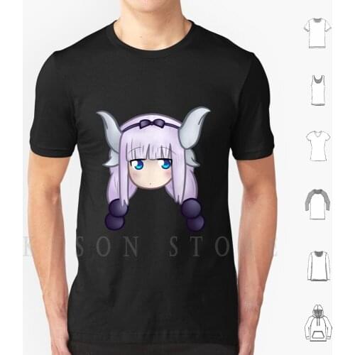 Dragon Kanna Kobayashi T Shirt Diy Big Size Cotton Miss Kobayashis Dragon Maid Kanna Kobayashi San Dragon Anime Sleeve