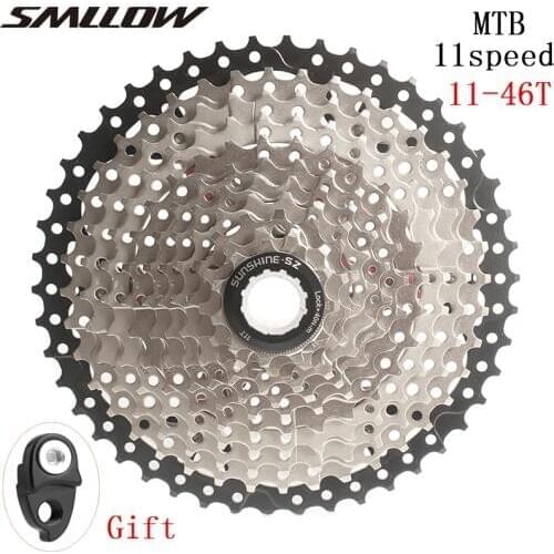 SUNSHINE-SZ 11s Cassette 11-46T Freewheel MTB Mountain Bike Bicycle Parts 11speed 11v Flywheel for parts M9000 XT SLX R gx x1 xo