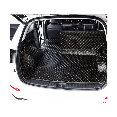 Good quality Special trunk mats for Hyundai Creta -2014 waterproof boot carpets cargo liner for Creta styling