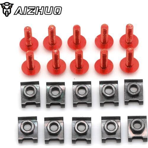 M6 Motorcycle Fairing Bolts Screw Body Fasteners Clip Screws Nuts For Honda NC750X NC750S CB650R CB 650R CB500X cb500 x CB500-X