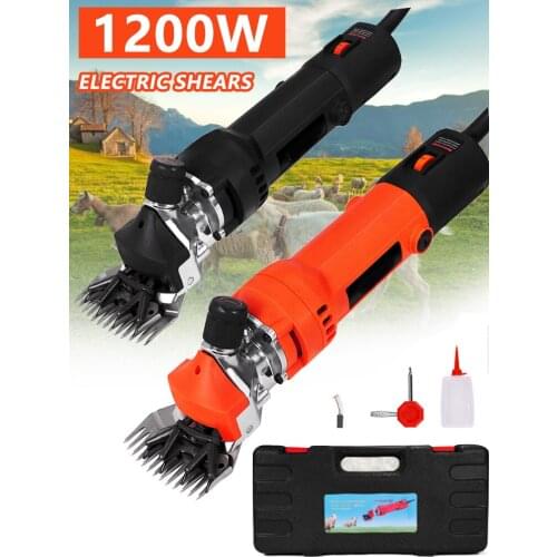 1200W 6 speed Electric Sheep Pet Hair Clipper Shearing Kit Shear Wool Cut Goat Pet Animal Shearing Supplies Farm Cut Machine