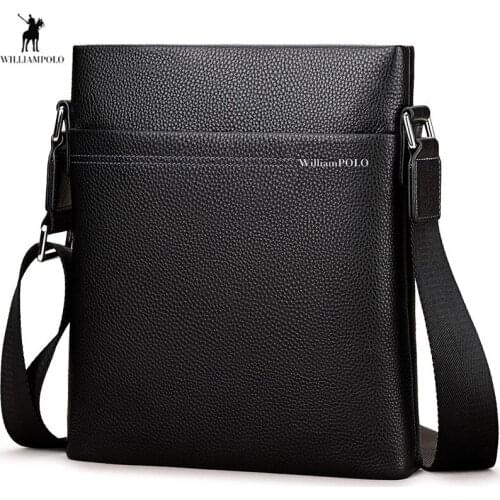 Men bag Males Crossbody Bag Casual Business genuine Leather Mens Messenger Bag Zipper Shoulder bag Handbags bandolera hombre