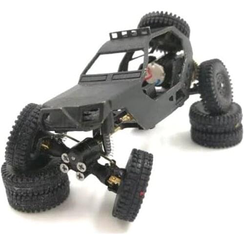 Dasmikro Das87 Das87A03 HO Scale 1/87 4x4 Chassis DIY Desert Truck Crawler Kit With 3D Printed Body And Motor