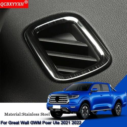 Car Styling Car Dashboard Air Conditioning Outlet Cover Sequins Sticker Accessories For Great Wall Cannon GWM Poer Ute 2021 2022