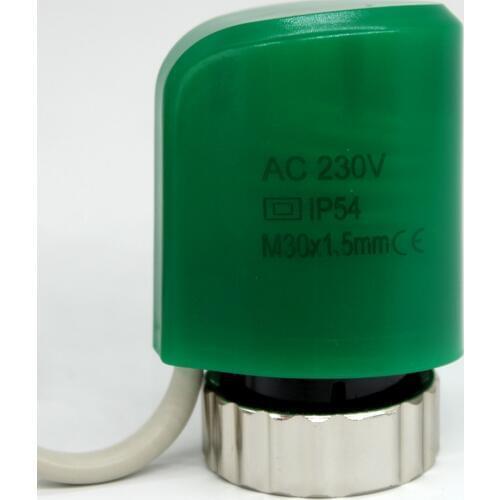 Normally Open Thermal Electric Actuator for Manifold in flooring Heating System parts 230V radiator valve underfloor thermostat