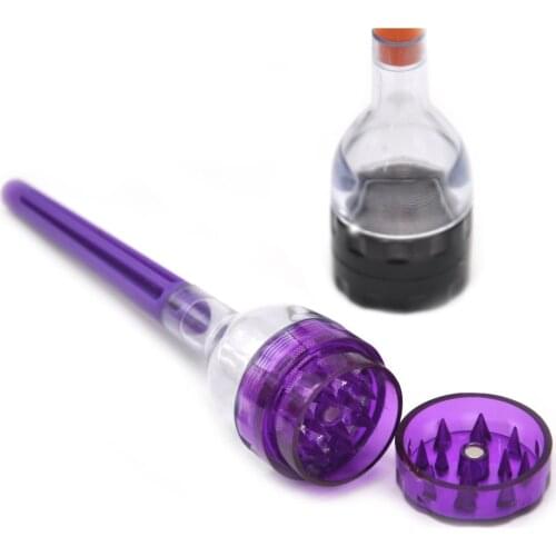 2020 New Plastic Herb Grinder With Rolling Paper Function Diameter 30mm Grinders weed Tobacco Cigarette Crusher