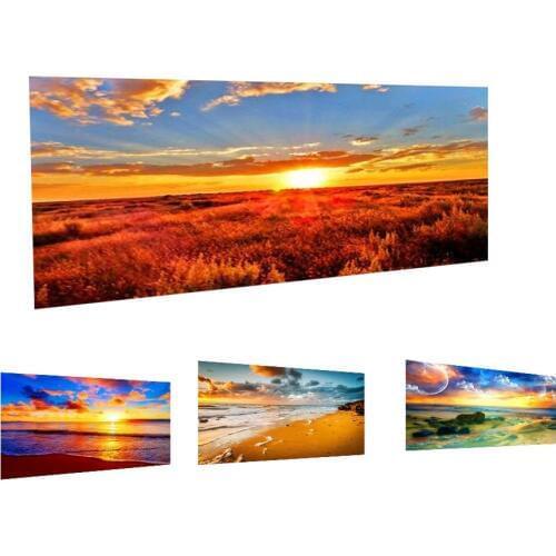 Full,drill,square,Diamond Embroidery,5D,diy,Diamond Painting sea,beach,sunrise,picture,Stitch Cross,3D,Mosaic,Needlework,Crafts