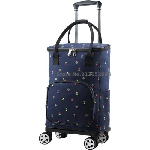 Portable Small Trolley Trolley Grocery Shopping Trolley Snack Trolley Household Foldable Grocery Shopping Trolley Basket Trolley