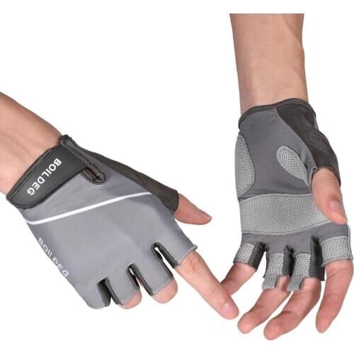 Professional Mens Antislip Gym Gloves Half Finger Weight Lifting Barbell Training Fitness Crossfit Bodybuilding Sport Gloves