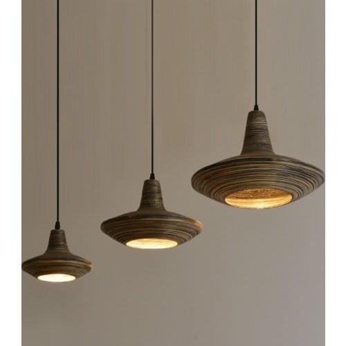 Retro Rattan and Bamboo Pendant Light Exclusive Craftsmanship Hanging Lights for Living Room Bedroom Restaurant Art Decor Lamps