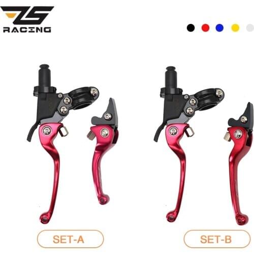 ZS Racing ASV F3 2nd Motorcycle CNC Aluminum Brake and Clutch Handlebar Levers For Honda Yamaha Kawasaki Suzuki CR CRF YZF WRF