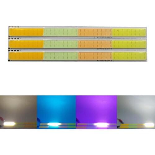 10pcs/lot New led bulbs four color DC 12V 4w led cob strip lamp light warm cold blue white pink cob for 12V cob led strip chip