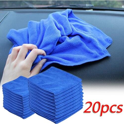 Microfiber Towels for Car Cleaning Soft Drying Cloth Hemming Water Suction Automobile Home Washing Duster Towel