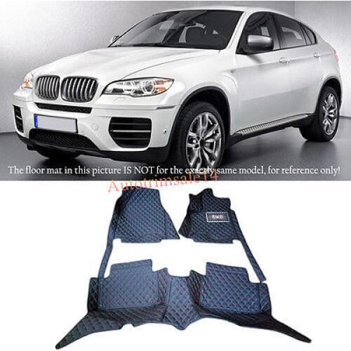 Interior Floor Mats & Carpets Foot Pads Protector For BMW X6 E71 2008 - 2014