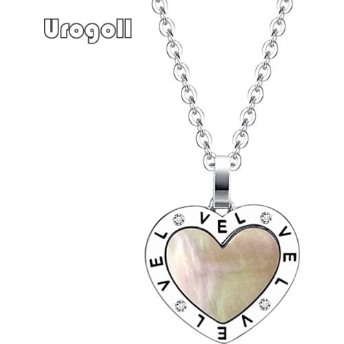 Fine Jewelry 925 Sterling Silver Heart Pendant Necklaces Solid 925 Sterling Silver Necklace Anniversary Engagement Jewelry Gifts