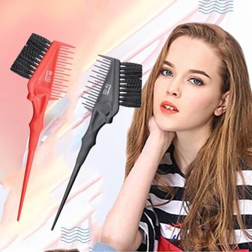 1PC Double-sided Pointed Tail Hair Dyeing Comb Hairdressing Hair Coloring Brushes Tools Professional Barber Shop Hair Coloring