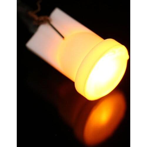 10pcs Ceramic Car Interior LED T10 COB W5W Wedge Door Instrument Side Bulb Lamp Light Blue/Green/Red/Yellow/White Source 12V