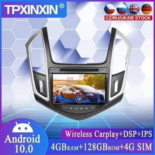 128G Android 10 For Chevrolet CRUZE 2015 DSP Car GPS Navigation Player Multimedia Player Radio Tape Recorder Automedia Head Unit