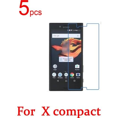 5pcs Ultra Clear Matte Nano LCD Screen Protector Cover for Sony Xperia X X Compact F5321 F5122 F5121 Back Protective Film+Cloth